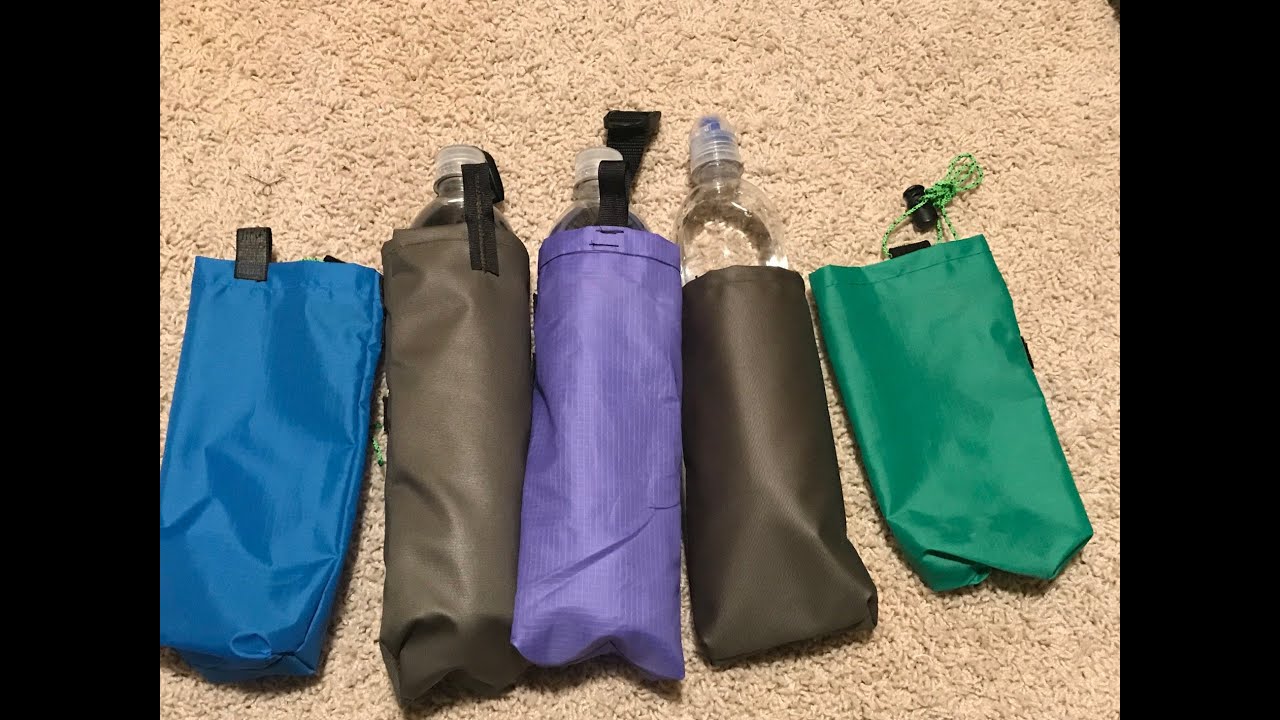 DIY Water Bottle Holders for Backpacking 