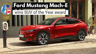 Ford Mustang Mach E wins SUV of the Year award