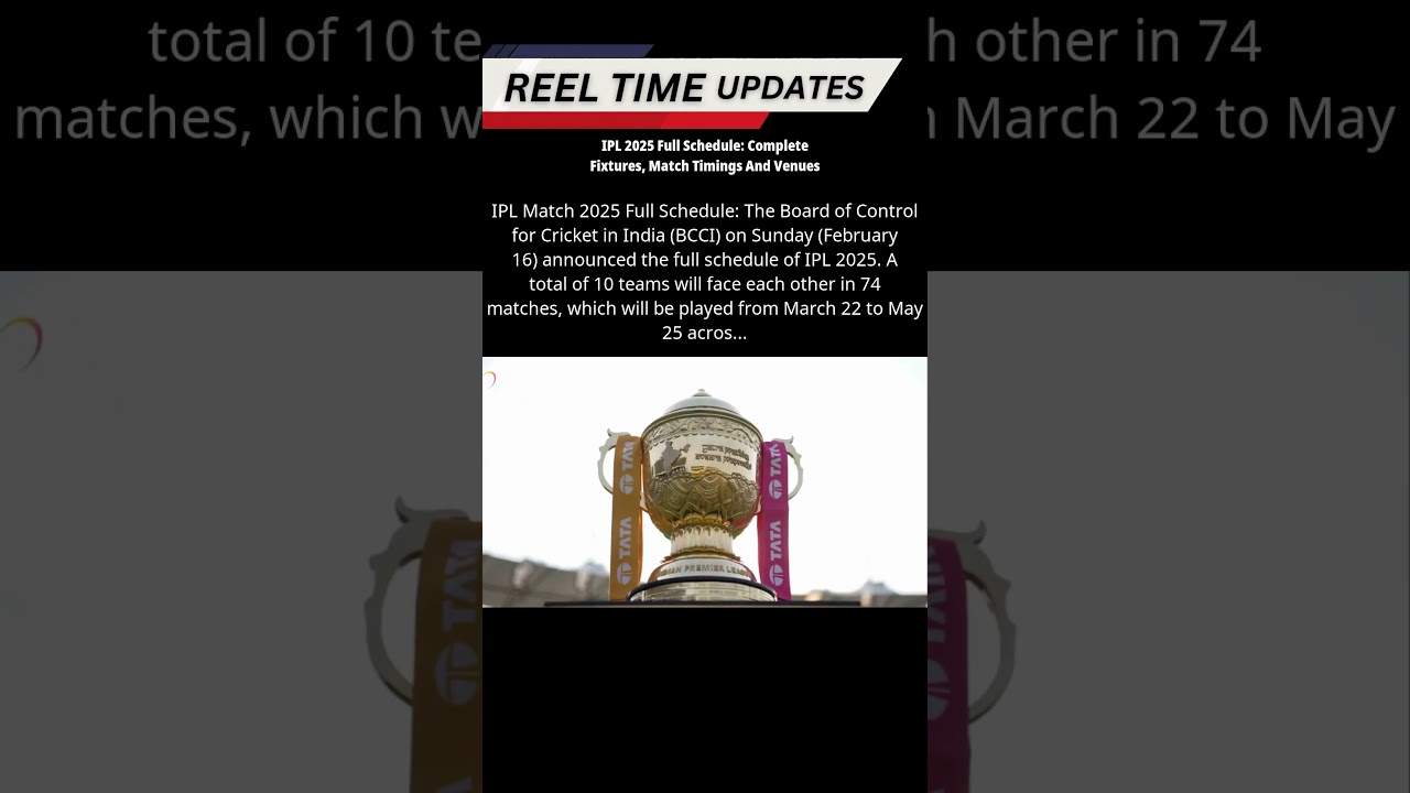 🏏 IPL 2025 Full Schedule Revealed! | 10 Teams, 74 Matches, 13 Venues! 🚨💥