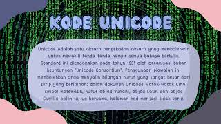Ask Ting 2 Pengenalan Kod Asciii, Unicode, Ebcidc