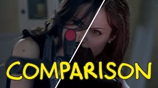 Mr. and Mrs. Smith Fight Scene - Homemade Side by Side Comparison