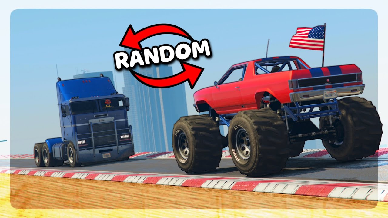 GTA 5 Races but it's RANDOMIZED Face to Face