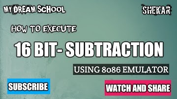 HOW TO EXECUTE MULTI-BYTE SUBTRACTION
