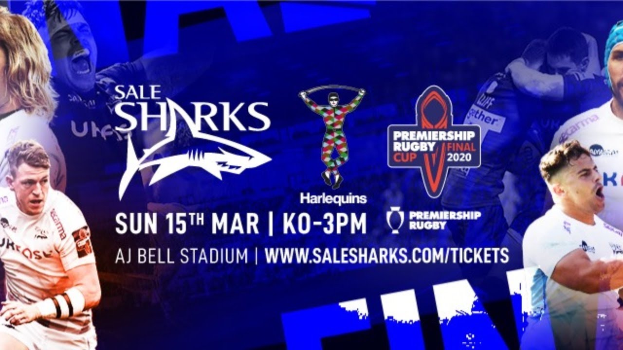 SHARKS LIVE - Sale Sharks V Harlequins - PREMIERSHIP RUGBY CUP