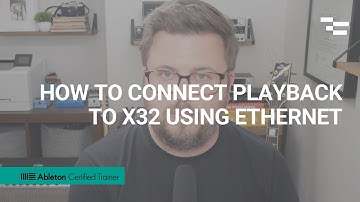 How to Connect Playback to x32 using Ethernet