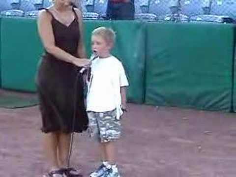 Jaxen Sings the Anthem 8/11/07