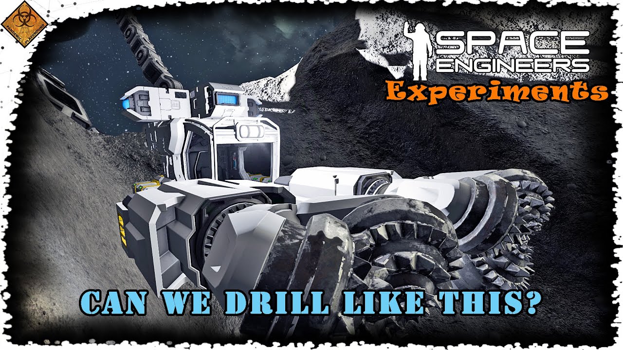 Can We Drill Like This? Space Engineers Experiment - YouTube