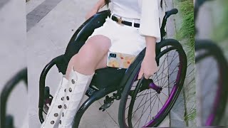 Primrose Is A Beautiful Paralyzed Lady Who Loves Life😍❤️#Paralyzed #Wheel_Chair #Disabled #Amazing