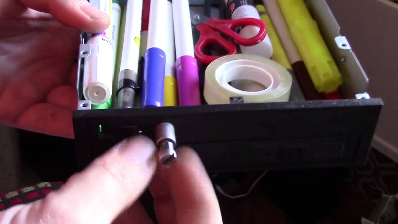 потайной ящик для карандашей в системном блоке - YouTube