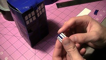 How to make a Duct tape Tardis wallet! (Part 2)