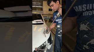Toyota Corolla Cross Hood Dent Repair | No Replacement Needed #carrepair #ซ่อมรถ