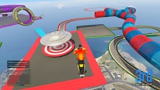 BIKE STUNT PARK! - GTA 5 Funny Moments #621 screenshot 4