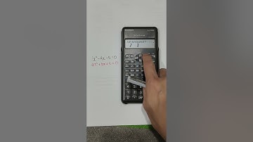 How to solve quadratic equation using Scientific Calculator Casio fx-570MS