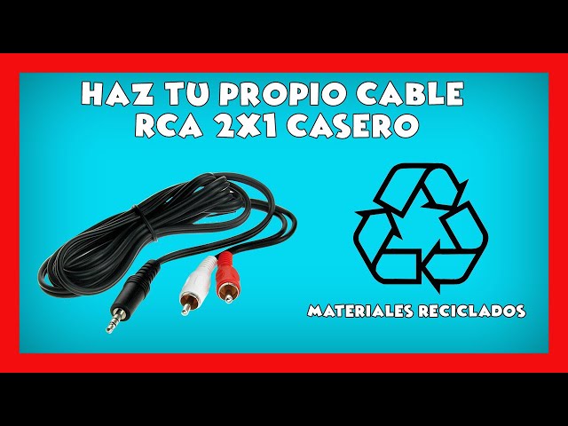 Cómo fabricar cables RCA: 11 Pasos (con imágenes)