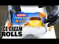 Pudding Ice Cream Rolls | How To Make Marigold Custard Caramel Milk Pudding Ice Cream Rolls | ASMR !