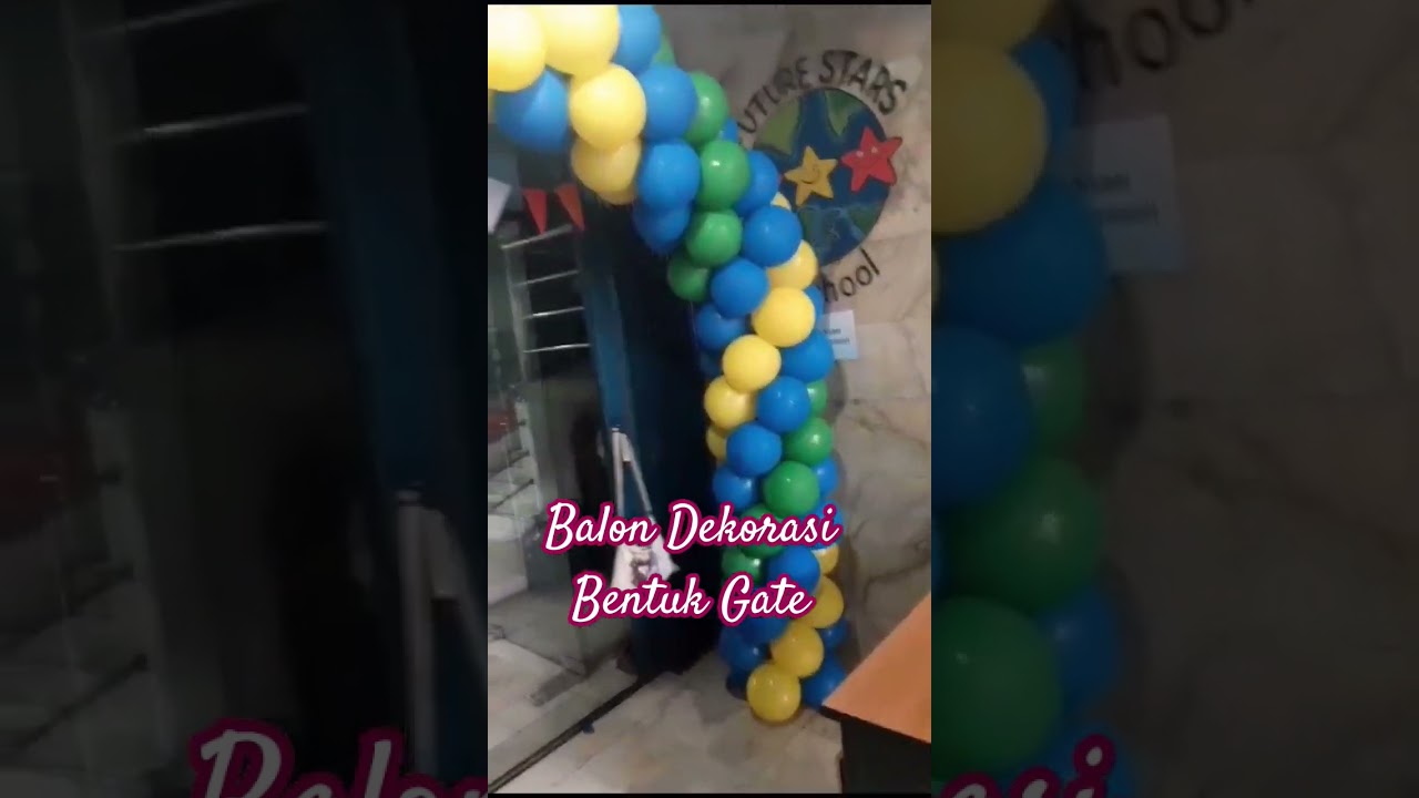 Balon gate gapura dekorasi
