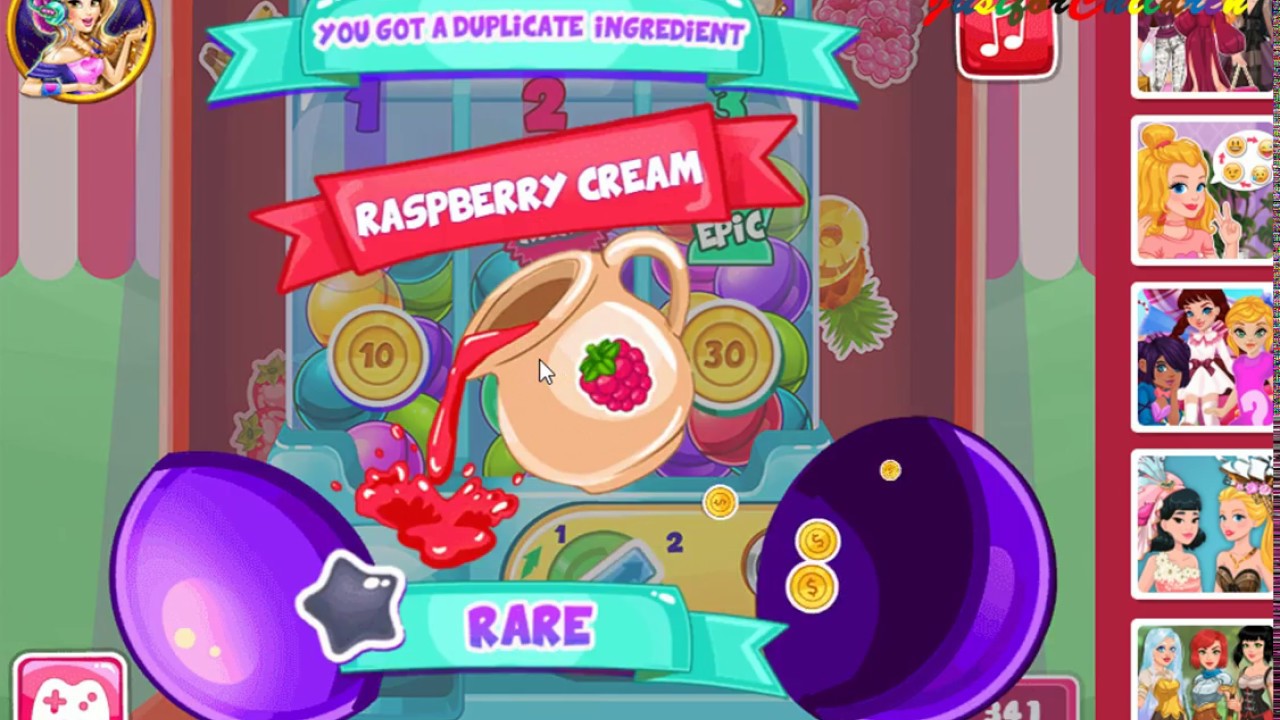 Natalie Sweets Shop Video Play Girls Games Online Cooking Games for