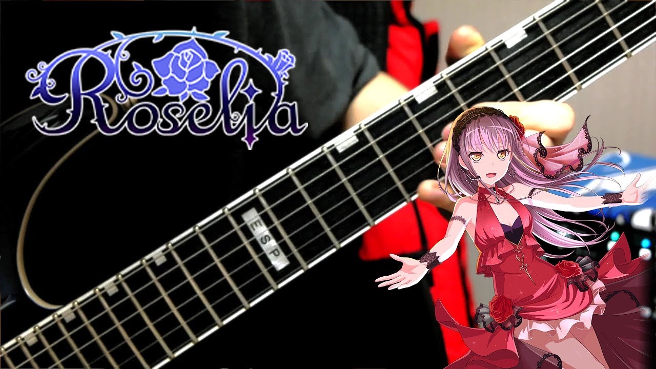 Bang Dream Roselia 陽だまりロードナイト Guitar Cover Youtube Bang Dream Roselia 陽だまりロードナイト Guitar Cover Youtube