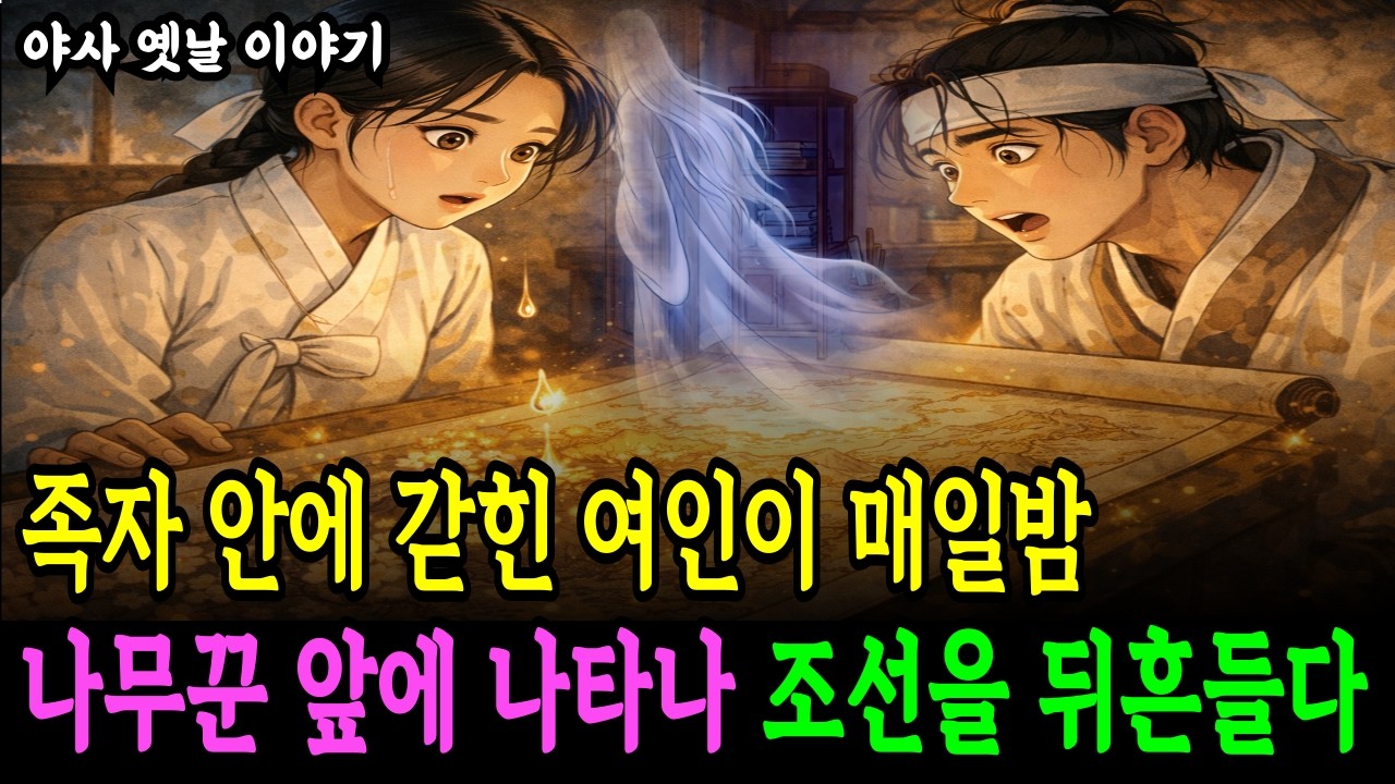 그림 속에서 밤마다 걸어 나오는 여인과 나무꾼, 족자에 숨겨진 나라의 비밀 | 야담 |민담 | 전설 |옛날이야기 |사연 | 조선야사