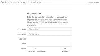 Apple Developer Enrollment Walkthrough Apple Developer Enrollment Walkthrough