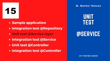 Spring Boot: Write Unit Test for Service Layer | Delivering Quality 15 | API Testing