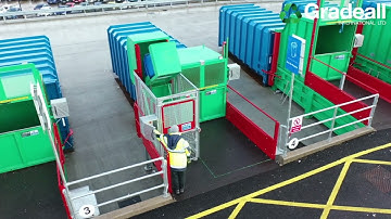 Magherafelt Amenity Site - Gradeall Static Waste Compactors