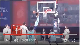 Ja Morant Rare Head at Rim Tomahawk alley opp
