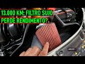 TESTE: FILTRO COM 13.000 PERDE RENDIMENTO? Alta RPM #Fail