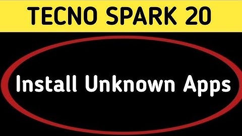 How to install unknown apps, install APK, Tecno Spark 20 me third party app install kaise karen, app