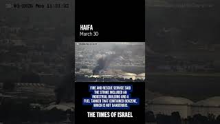Haifa oil refinery hit by debris from intercepted missile