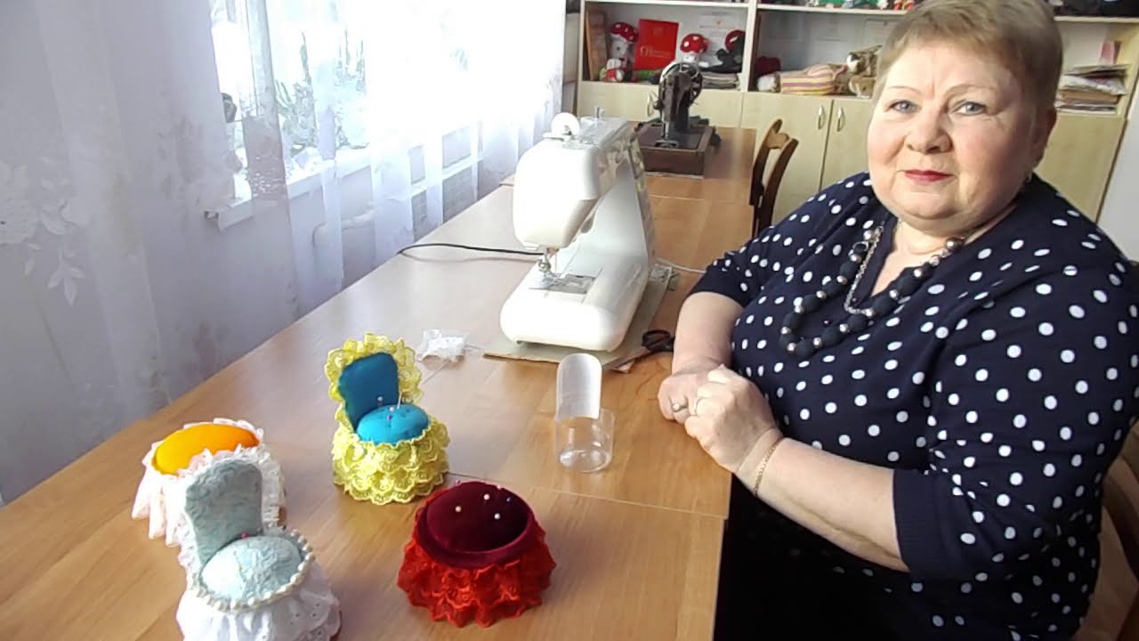 Мастер - класс "Игольница - пуфик".