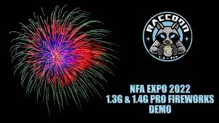 2022 NFA EXPO Raccoon Fireworks 1.3G & 1.4G Pro Fireworks Demo