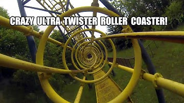 Absolutely INSANE Dive Loop Ultra Twister Roller Coaster POV CRAZY Rusutsu Resort Japan