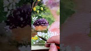 Lets paint a summer garden scene