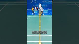 Sportsmanship at its best in badminton ❤‍