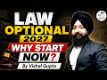 Law Optional 2027: Start Early, Rank Higher? Complete Roadmap Explained | By Vishal Gupta