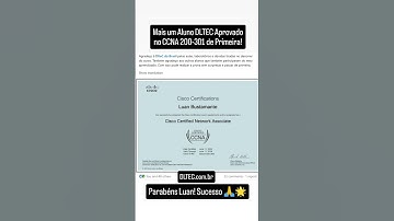 Mais um aluno #DLTEC aprovado de primeira na certificação #ccna da #cisco