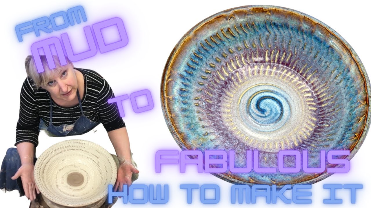How to Make Slip Spiral Pottery Bowl | Asheville, NC | Salvaterra Pottery
