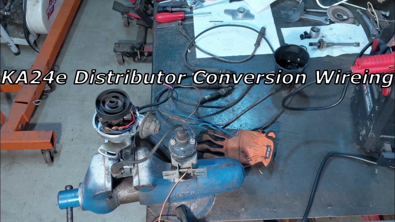 KA24e distributor wiring conversion - YouTube