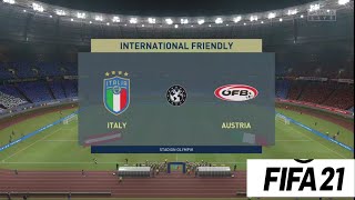 Italy VS Austraia Euro 2020 | FIFA 21 PS5