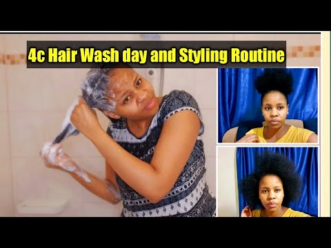 4c hair journey with pictures// The routine that grew my hair tremendously