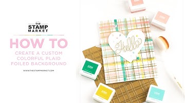CREATE A COLORFUL PLAID BACKGROUND
