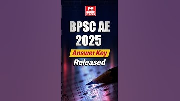 BPSC AE 2025 Answer Key Released | Check Your Marks Now!