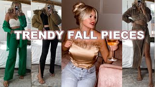 TRENDY FALL PIECES | MISSGUIDED TRY-ON HAUL