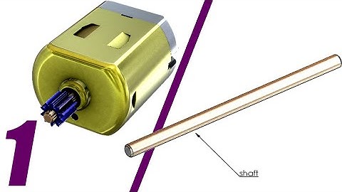 Project 11 | SolidWorks Tutorial| DC motor : part 1 shaft