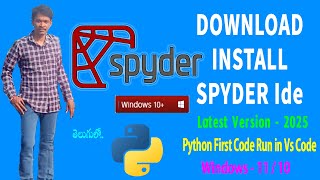 How to Install Spyder On Windows 11 l 10 Latest 2025