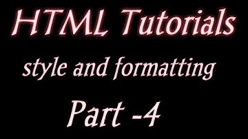 STYLES AND FORMATTING IN HTML  | HTML TUTORIALS IN HINDI |BY DIVYA BAGUL | MARVEL WEB DESIGNER