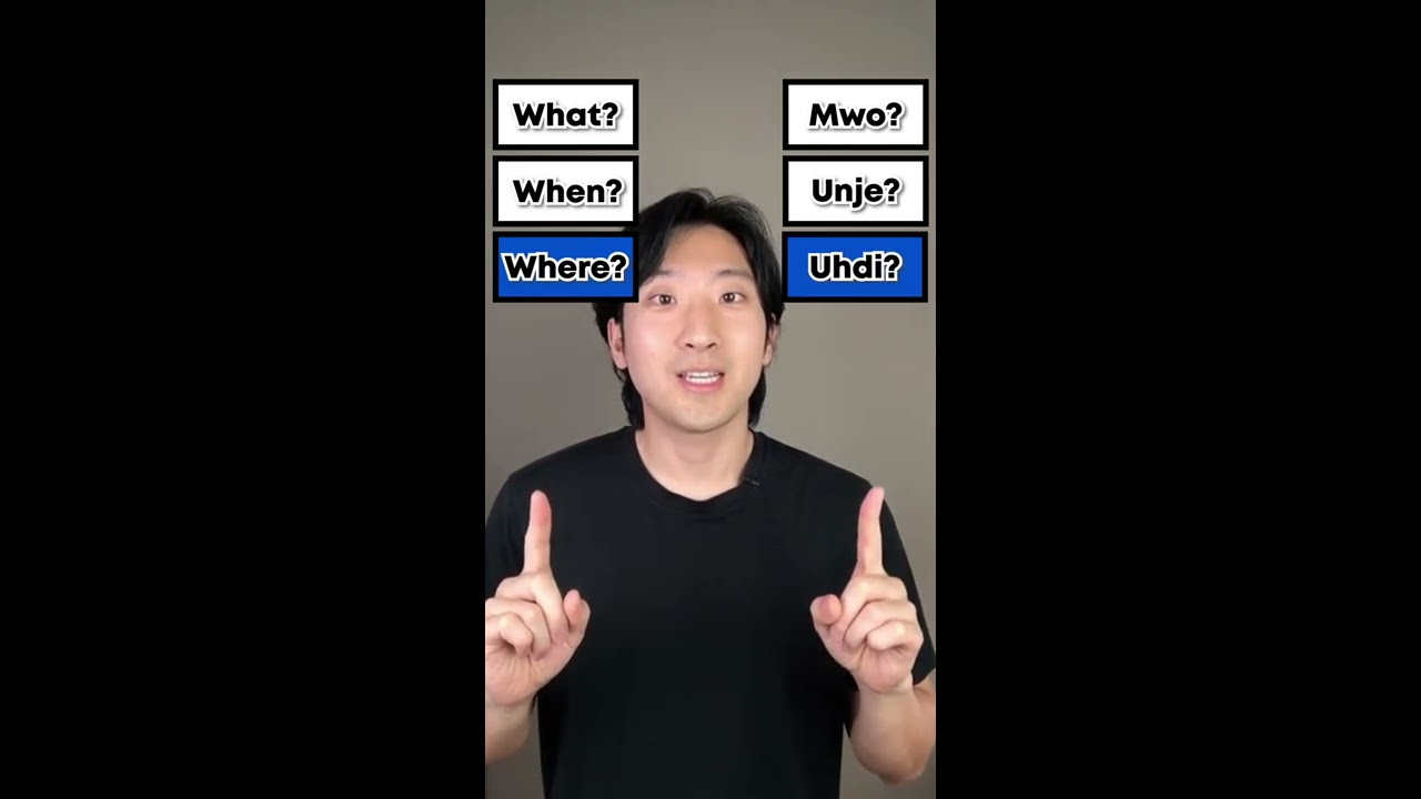 Question Words In Korean Shorts