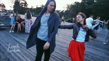 Open Air. Taras and Julia Ivanova. Zouk improvisation. (Everywhere)