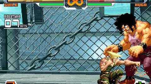 SNK VS Capcom chaos Guile combo